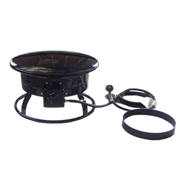 Outdoor Camping Carbon Portable Propane Gas Fire Pit With Cover & Carry Kit