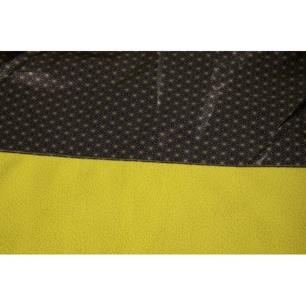 High-Visibility Lime Yellow Waterproof Windproof Hooded Jacket with Detachable Fleece Inner