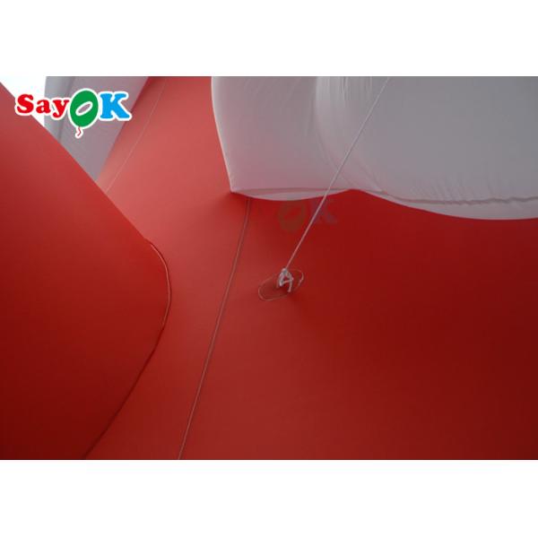 Милый Санта-Клаус духа украшений рождества крупного плана СИД гигантский раздувной