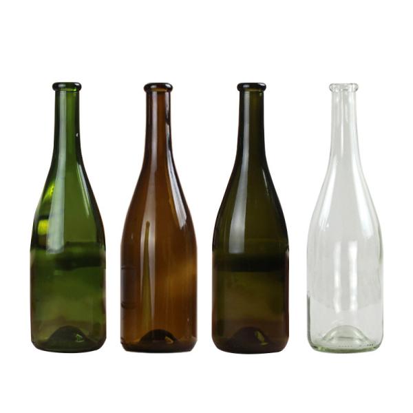500ml Burgundy Wine Bottles - Amber Glass UV Protection, 30mm Neck, Custom Label Ready Bulk Orders