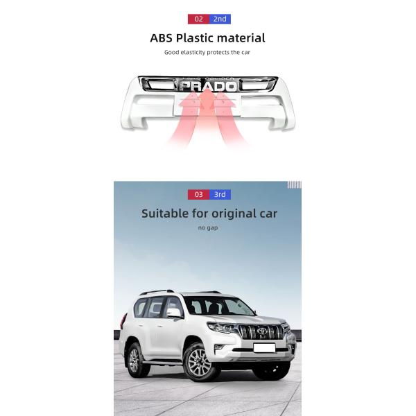 Defense Against Off Road Toyota Prado Front Bumper Angled Designs