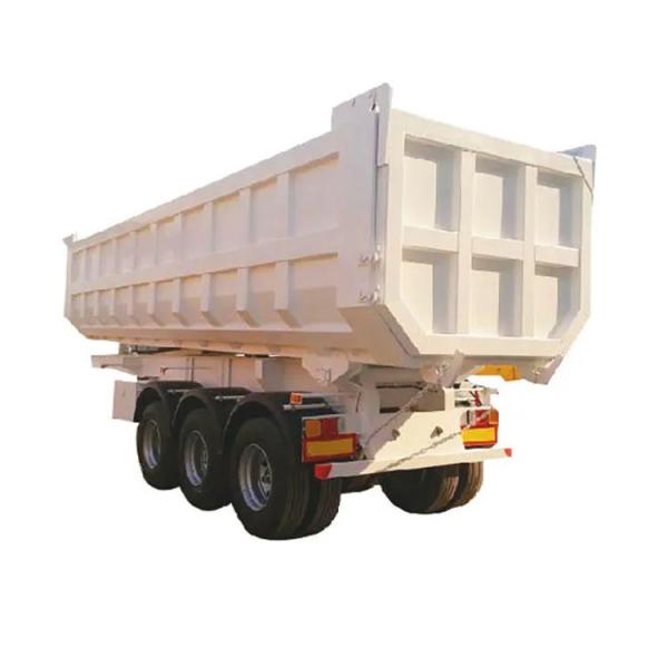 New 3-Axle Original Axle (Fuwa/Bpw Axle Can Be Customized) Dump Truck Semi Trailer Factory Supplier
