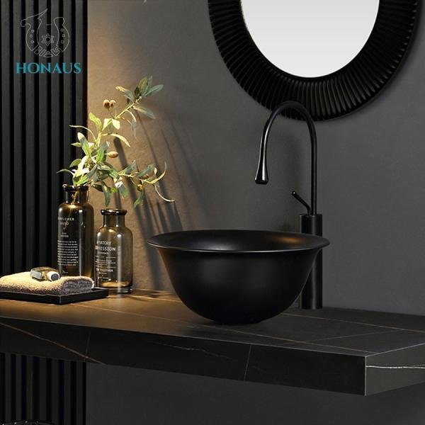 Art Decor Bathroom Countertop Basin Ceramic For Facial Washing