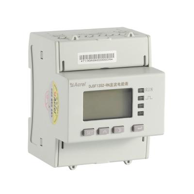 Medidor da energia da C.C. da classe 1 DIN35 24V com Rs485 DJSF1352-RN