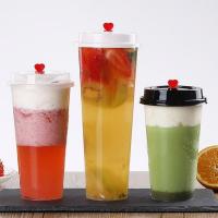 Copos frios amigáveis da bebida de Eco, Juice Glasses With Lid descartável 20oz Pp