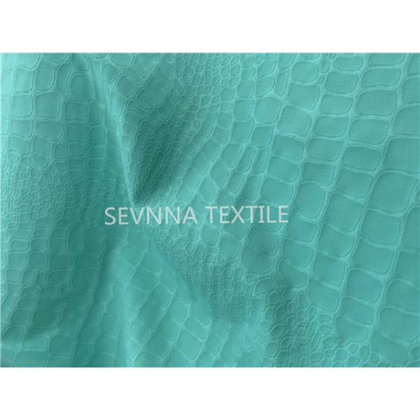 Sustainable Nylon Yoga Wear Fabric 1.5M Width Superfine Fiber Tiffany Blue