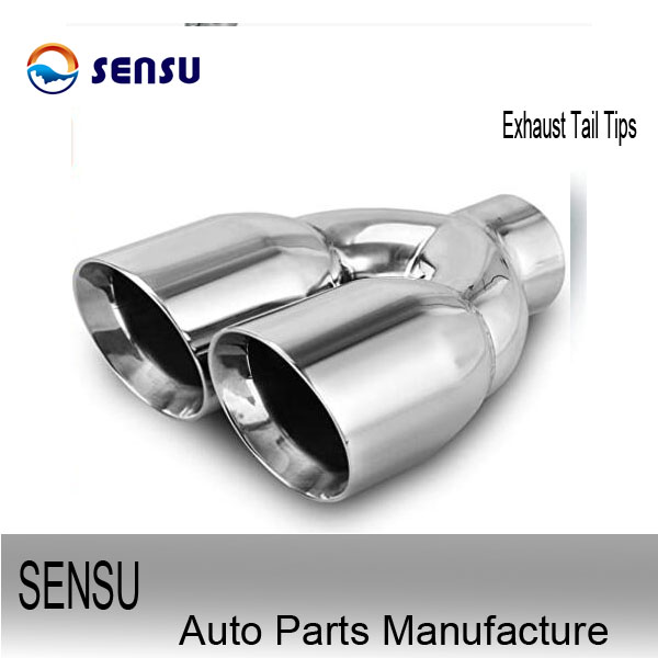 OEM Universal Auto Exhaust Tail Tips Anti Corrosion For Toyota Honda