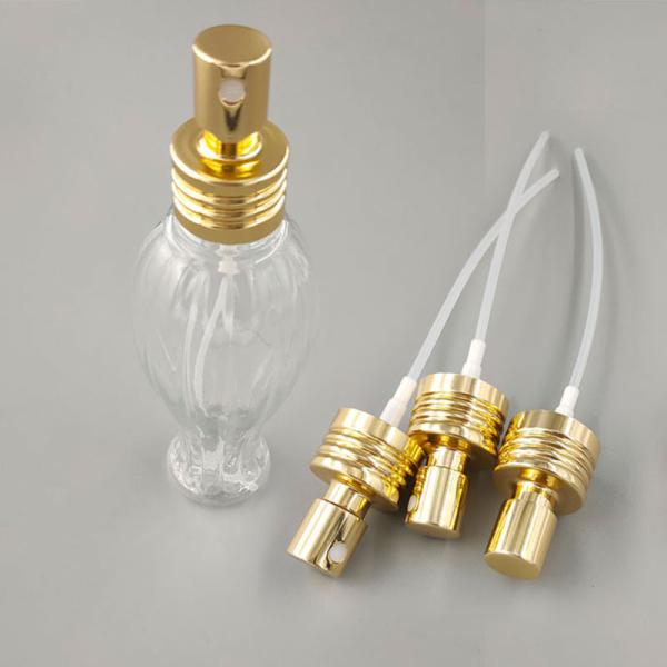 Aluminum Cosmetic Treatment 18mm Cream Dispenser Pump With Clip