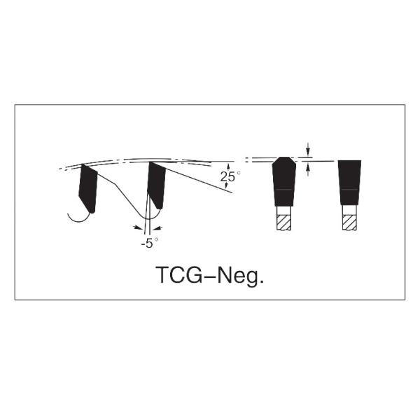 Kerf 3.8 TCT Circular Saw Blades For Aluminum TCG Teeth 10 Inch
