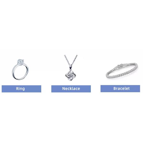 2mm Diamond Vs développé par laboratoire coupé brillant rond 1 clarté pour la fabrication de bijoux