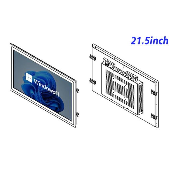 21.5-Inch High-Definition Windows Monitor for Digital Signage and Industrial Use