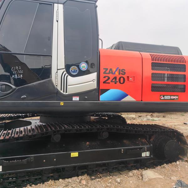Hitachi ZX240 Used Excavtaors Middle Hydraulic Backhoe Secondhand Digger with 1.m³ Bucket  Capacity