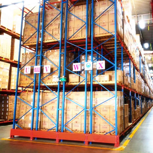 Solid Construction Warehouse Storage Pallet Rack Heavy Duty Rust Resist 1500-3000mm Length