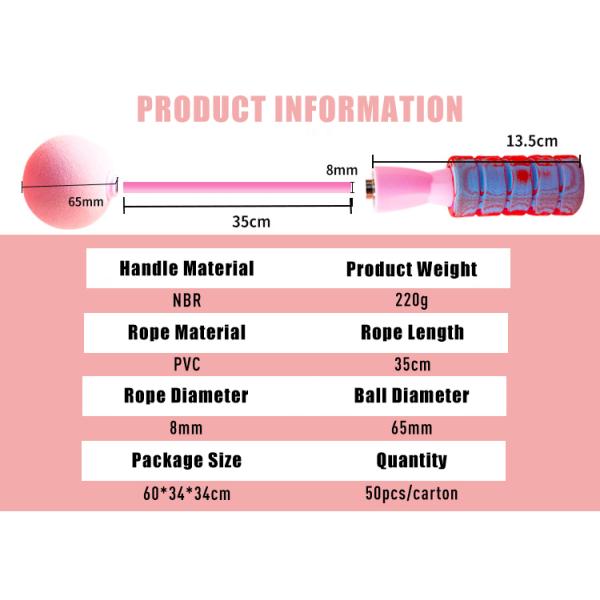 Веревочки спорт OEM 2.8m прыгая утяжеляют носить бесшнуровой путать свободный
