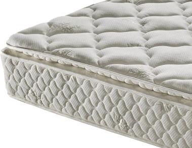 10 Inch Pillow Top Mattress Topper , Convoluted Foam Mattress Topper Queen Size