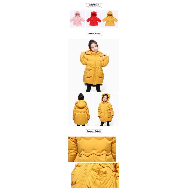 Cheap Long Outerwear High Quality Down Jacket Sweet Fancy Justice Cute Kids Winter Coats For Girls