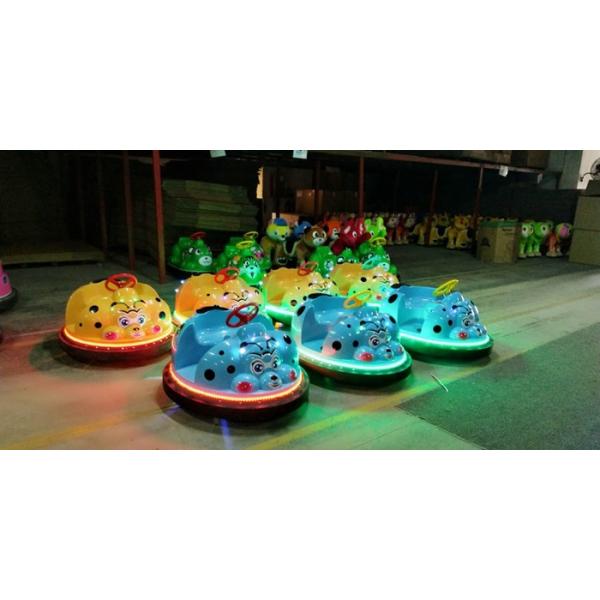 Plastic Material Battery Drift Animal Ride , Coin Operated UFO Bumper Cars