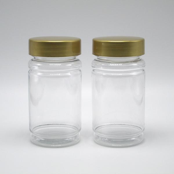 PET Collar 120ml Bamboo Shape Plastic Bottle Screw Cap for Pill Capsule Tablet Medicine Supplement
