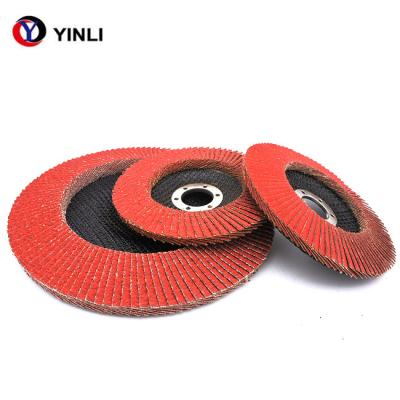 Disco abrasivo cerâmico 125mm da aleta de T27 Pulidora para o polonês do metal