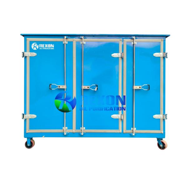 Customised Fully Automatic Transformer Oil Purifier Plant, Weatherproof Design with Nitrogen Gas Tanks Attached