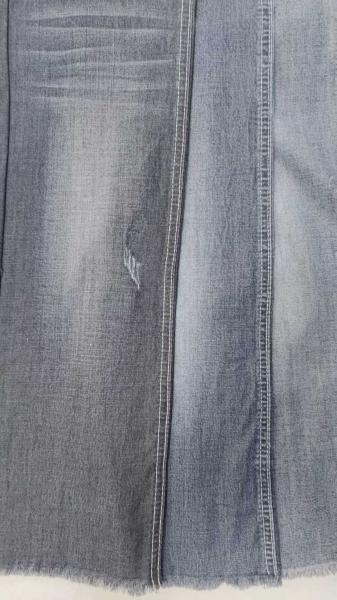 Tissu denim léger 6.8oz BLEU GRIS, pleine largeur 69/71, non extensible, JSD2035C pour tissu denim en gros