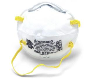 8210 N95 Mask  Disposable Face Mask  Particulate Respirator 160 EA / Case