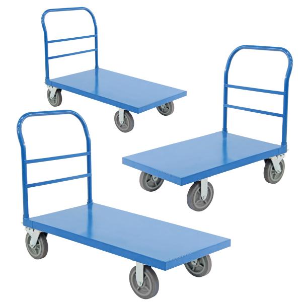 Do carro resistente do impulso do leito do trole 500kg da plataforma do OEM único punho