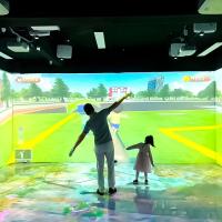 Projecteur holographique 3D interactif pour la décoration d'hôtel