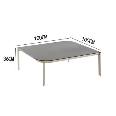 High End Stainless Steel Frame Modern Outdoor Garden Furniture Sofa Lounge Chair Set