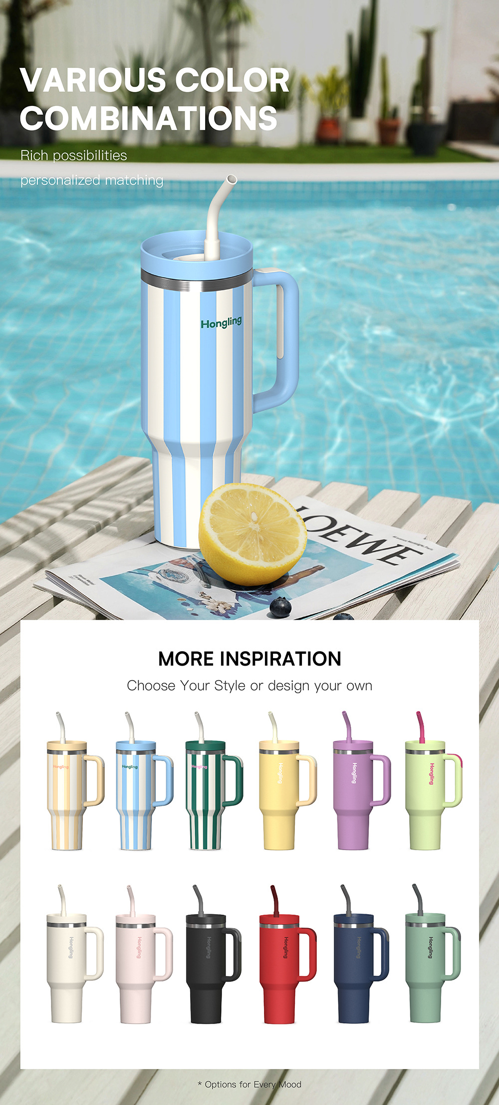 Customized New Cross-border Sliding Dust-proof Cover Insulated Cup 304 Stainless Steel 40oz Car Cup Vehicle-mounted Ice King Cup