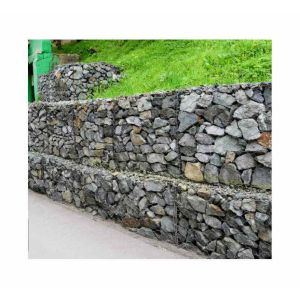 Gabion Stone Basket Wall Galvanize Short Twisted Wire Mesh Box Wall Wire Woven Gabion Mattress for River Bank Protection