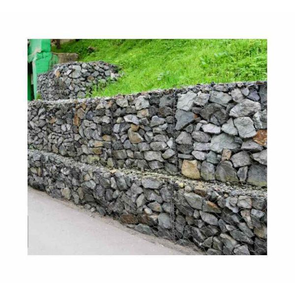 Hot Dip Galvanized Gabion Basket with Hexagonal Weaving Mesh for River Bank Protection