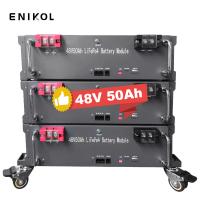 Smart BMS Lithium 50ah 48V batterie solaire 16S1P montage sur support batterie Lifepo4
