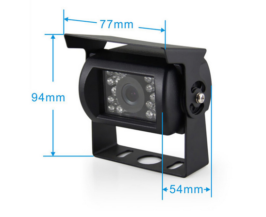 CCD Night Vision Truck / Bus / Trailer Rear View Camera 1 / 3 SONY Color