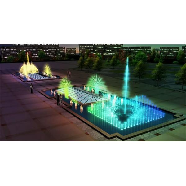 Маленький отель садовый парк портативный танцевальный подвижный фонтан