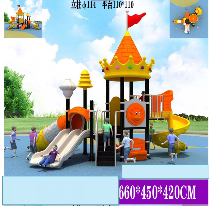 Durable Plastic Slid Outdoor Playground Equipment For KindergartenThemed Kids Playground Slide Plastic Play Structure Combination Slide For Schools