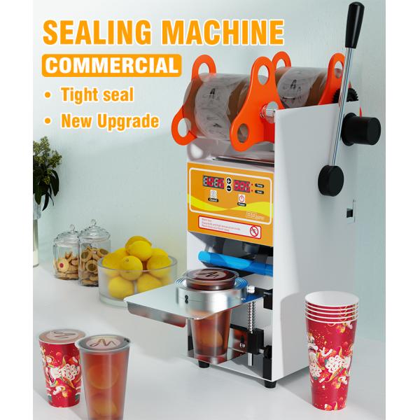 Бульба чайная чашка уплотнитель упаковочная машина 205*265*490 мм чашки уплотнитель машина вместимостью 1 чашка