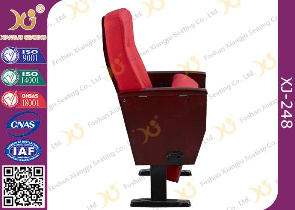 Powder Coating Finish Legs Auditorium Theater Seating Furniture With Tablet