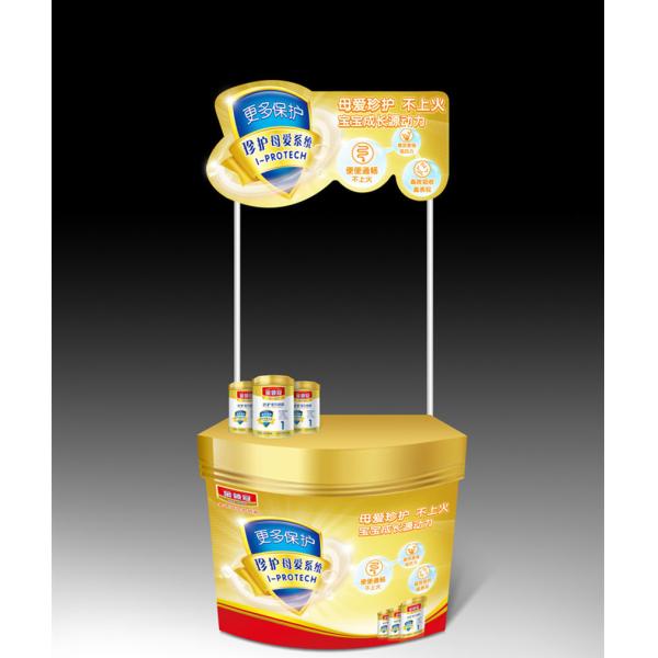 Таблицы PVC выставки торговой выставки металла выдвиженческие, легкие носят выдвиженческий стол