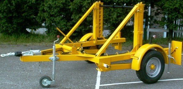 Take Up And Pay Off cable Hydraulic Reel Trailer Electric Power Construction