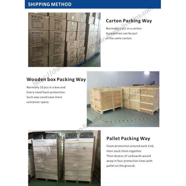 Gold Basin Bathroom Stainless Steel Sink , Combo Artistic Vessel Sink Washing Bowl Set