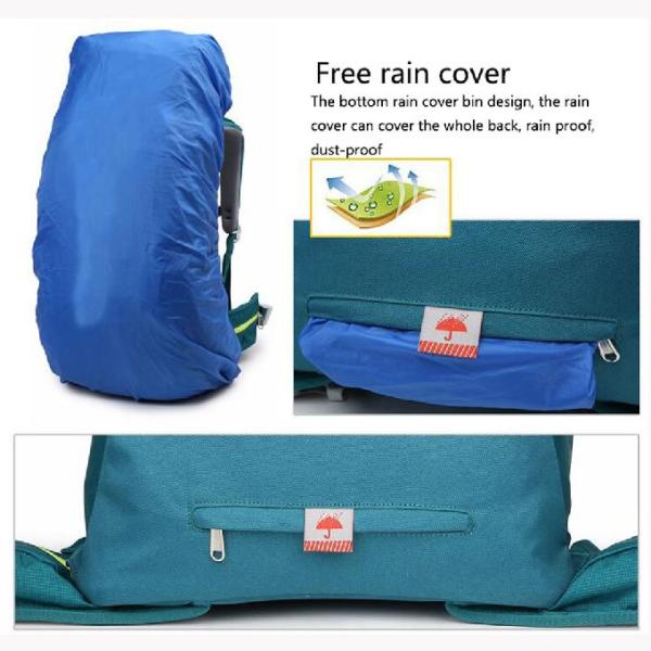 Спорт многофункционального на открытом воздухе водоустойчивого нейлона 50L кладут в мешки