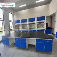 Número de ganchos de desenho Móveis de laboratório de química de madeira para universidades