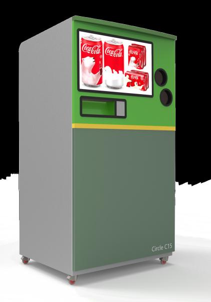 Boîte en aluminium réutilisant le distributeur automatique inverse avec le compacteur