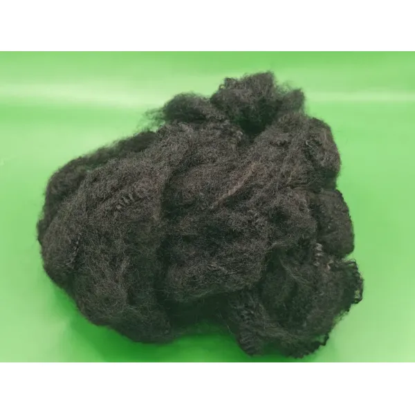 Non Siliconized Black Polyester Fiber for Geotextile and Shoe Interlining