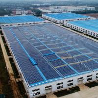 A telha de aço da cor de Rixin telha a categoria bifacial dos painéis solares PERC 10MBB um sistema do painel solar