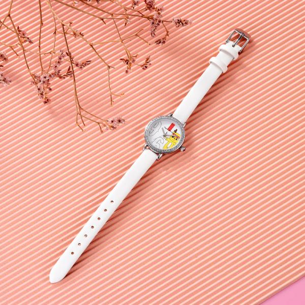 дети 27мм дети розовый Сали водонепроницаемый дети смотрят 3АТМ кожаный мультфильм на заказ