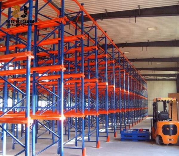 Safe Drive In Pallet Racking / Heavy Duty Warehouse Rack Shelving