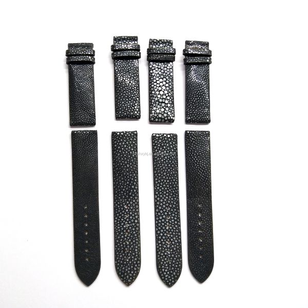 Genuine Python Leather Strap With Leather Buckle