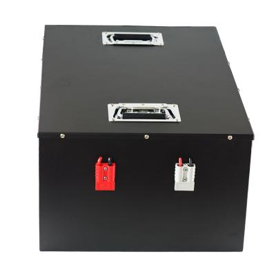 Pesez la batterie de pêche à la traîne de moteur d'ion du lithium 50kg 48v 100ah avec la caisse d'ABS/en métal